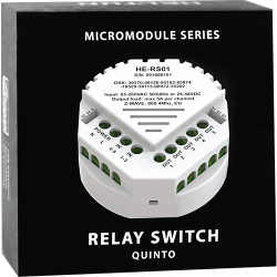 HE-RS01 Hjbelastningskontakt + varmetermostat, Z-Wave Plus v2 700-serien, 16A, NTC inkluderet